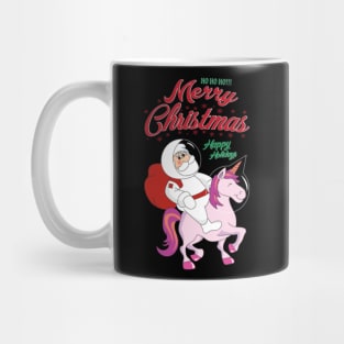 Funny Unicorn Santa Claus Christmas Xmas Gifts Mug
